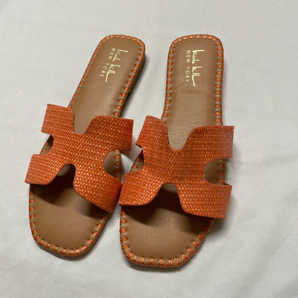 Nicole Miller New York 
Orange, Size 7.5